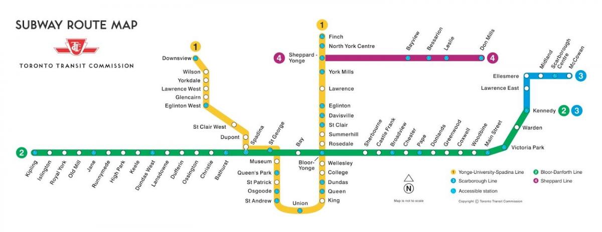 地图多伦多地铁