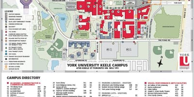 大学的纽约地图