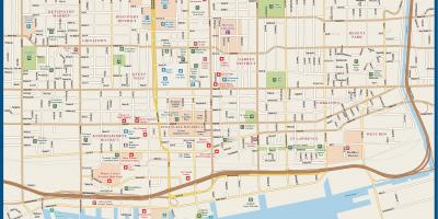 多伦多的街道地图